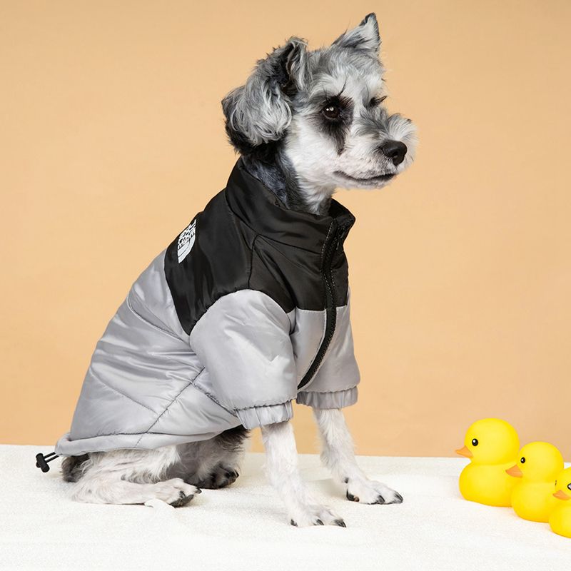 The Dog Face Dog Jacket Designer Dog Clothes Luxury Waterproof Dog Winter Coats, Cold Weather Dog Apparel with Zipper Closure for Small Medium Dogs Gr