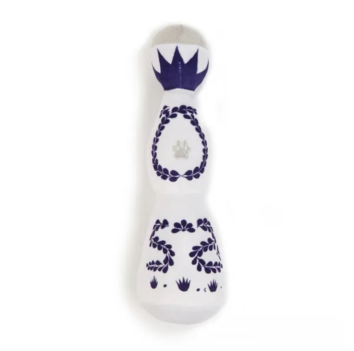 Tequila bottle azul dog chew toy customized disposable pattern-Durable puffing design