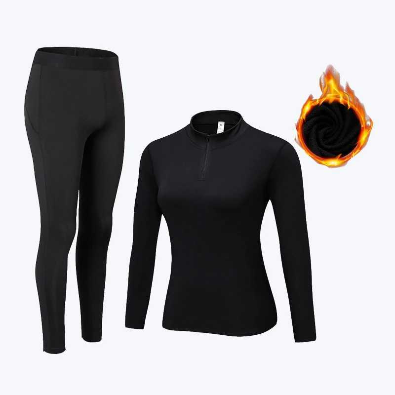 Winter Womens Thermal Underwear Sets Quick Dry Antimicrobial Thermo Underwear Warm Long Johns Clothes T251018