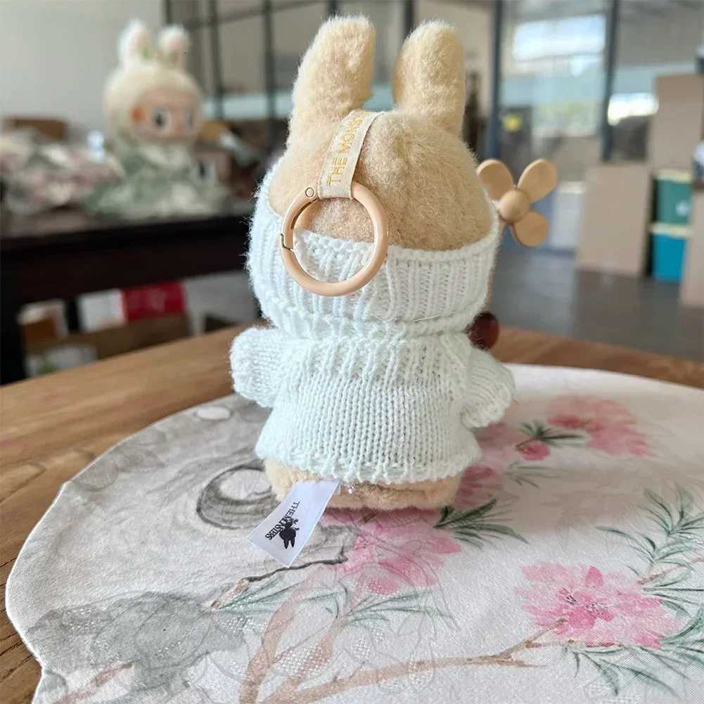 17cm Labubu Clothes Knitted Twopiece Fashion Doll Clothing Set Sweater and Accessories Winter Clothing Matching and DressingT251018