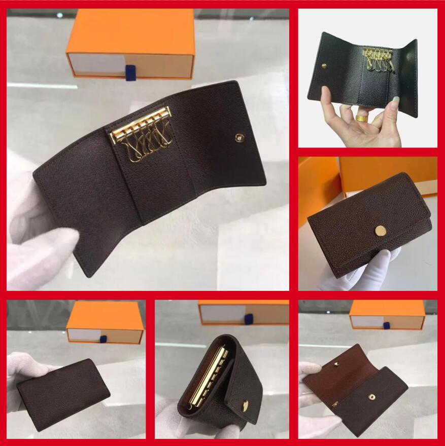 Fashion Key Buckle Bag Car Designer Keychain Handmade Leather Luxury Keychains Man Woman Purse Wallet Bags Pendant Coins Accessories