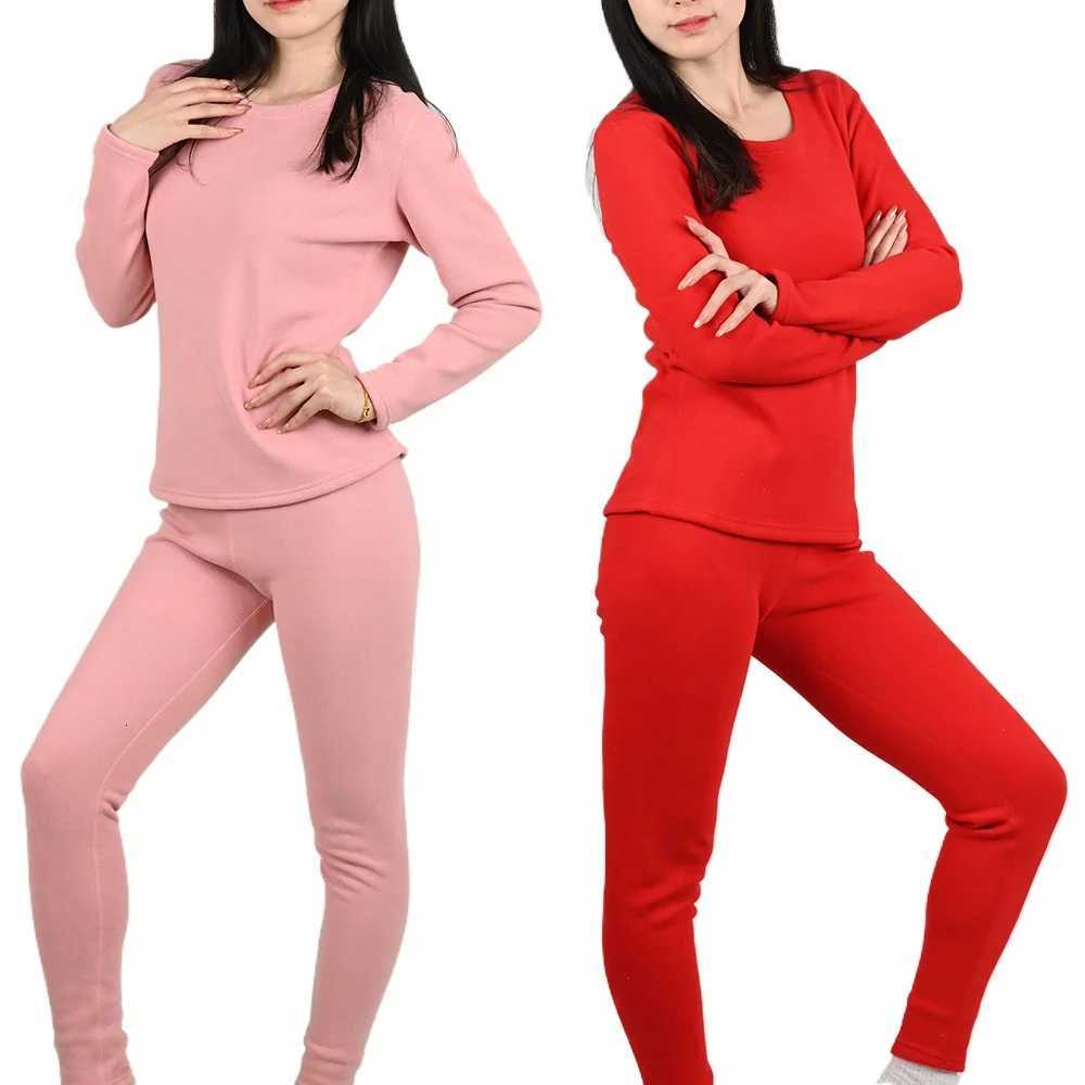 Women Winter Thermal Underwear Set Cashmere Silk ONeck Home Wear Grinding Hair Fever Autumn Clothes and Pants Warm Lingerie T251018