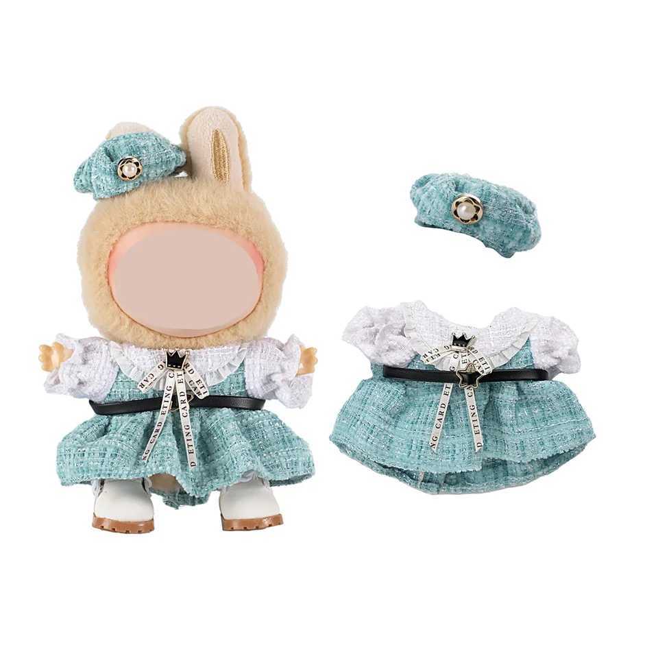 French Style Plush Doll Clothes For 1517cm Labubu Clothing Accessories Cute Dress Toy Diy Dress Up Outfit Designer Party GiftT251018