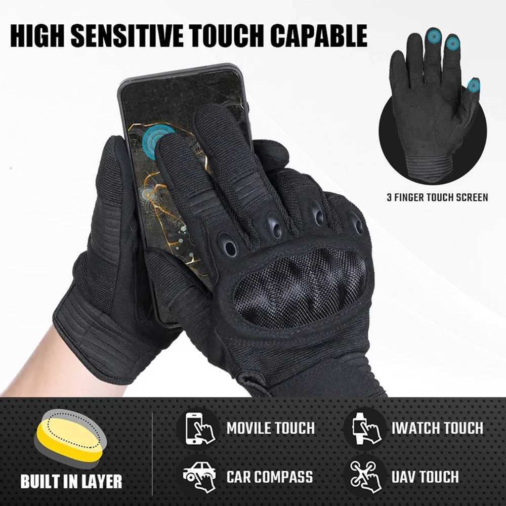 Touch Screen Tactical Gloves Outdoor Cycling Sports Hiking Camping Hunting Airsoft Combat Bicycle Hard Shell Antiskid Gear Men Z251018
