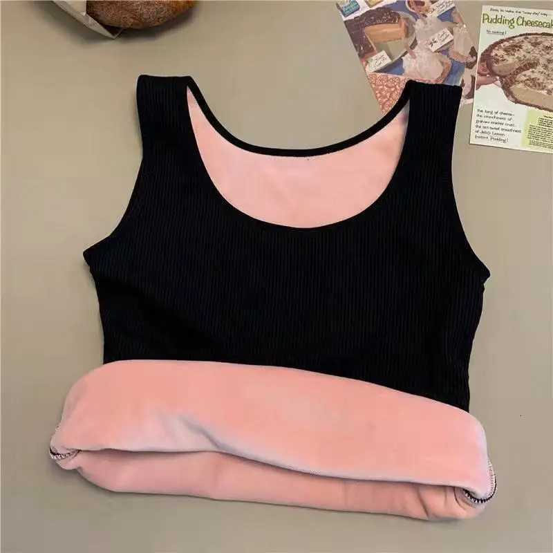 1pcs Womens Heating Inner Bottoming Sleeveless Undershirt Slim Comfort Fleece Lined Intimate Tank Top Stretchy Soft Warm Vest T251018