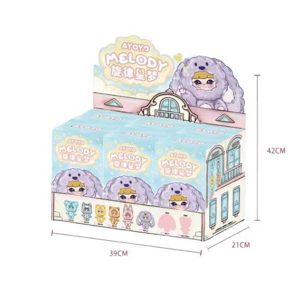 Ayoyo Melody Star Dream Series Vinyl Plush Surprise Doll Pendant Blind Box Trendy Doll Desktop Ornament Toy Girl Gift X251018
