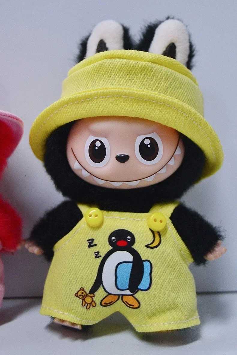 for Labubu V4 Clothing for Labubu 40 The Monsters Pin for Love Series Doll Outfit Fisherman Hat PartsT251018