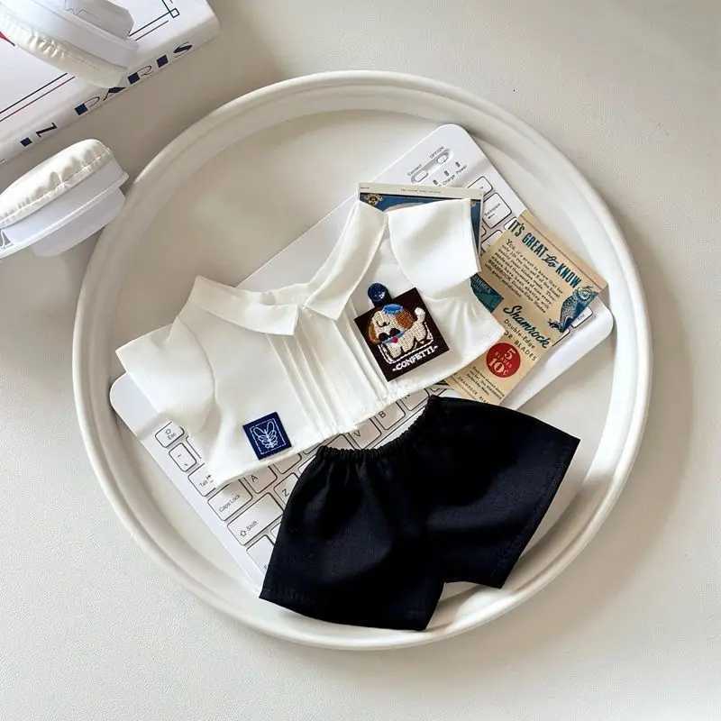 For Labubu Clothes 37cm Plush Doll Clothes Only Vinyl Doll Outfit Trendy Toy Doll Clothing Dolls Bag And Dolls ClothesT251018