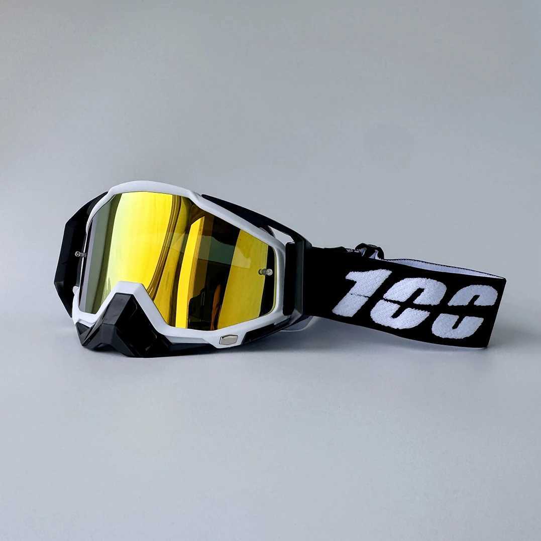 100 Motocross Goggles HD Lens Motorcycle Antifog Eyeglasses Sports Windproof Protect Riding Men Women Moto MX MTB Sunglasses D251018