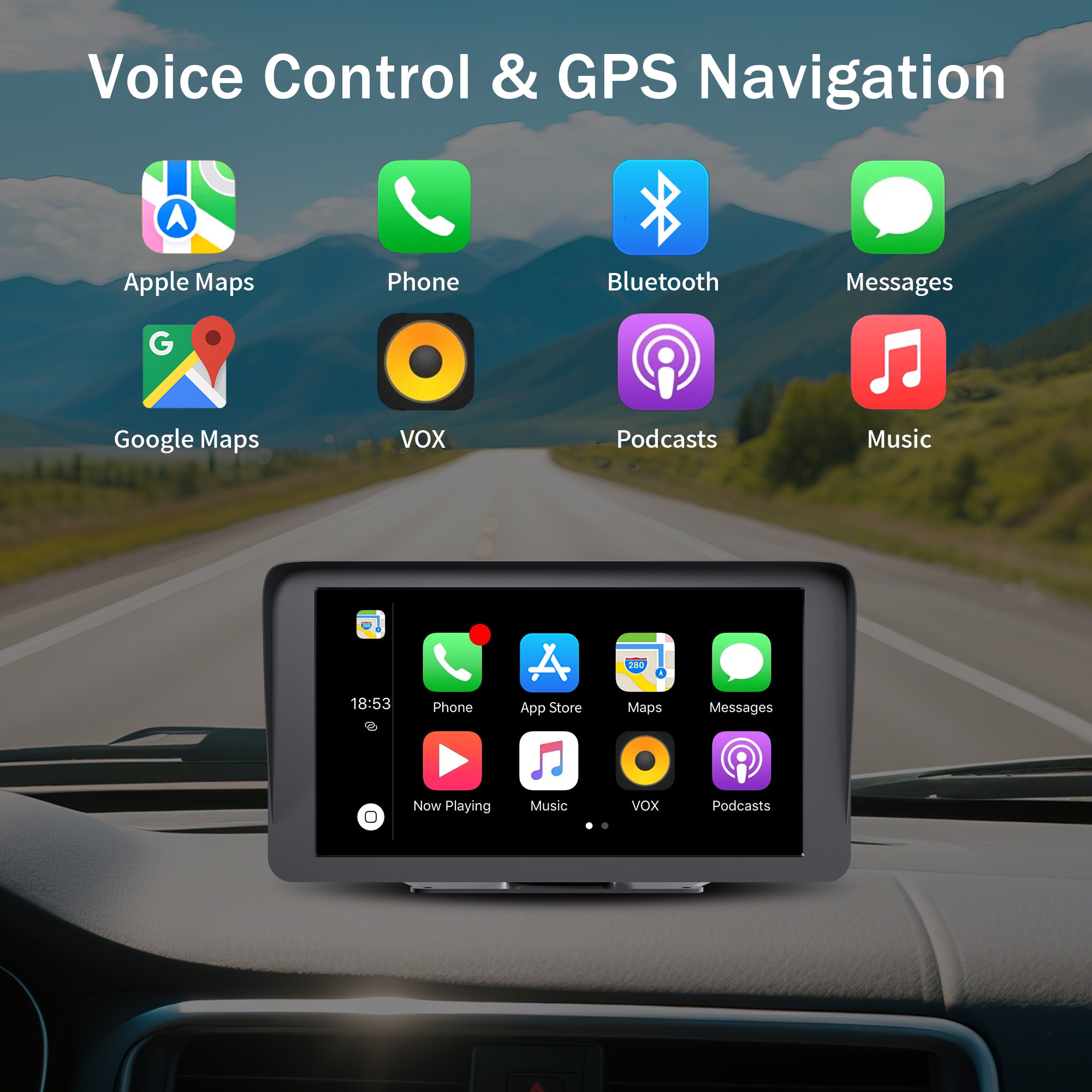 HD Portable GPS Navigation for Vehicles - Easy-to-Carry Route Planner H101VR