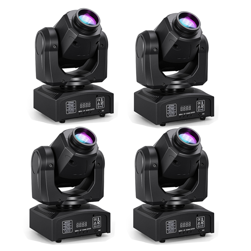 60W pattern lamp stage lights Beam Moving Head Light RGBW Color Mixing 8 Patterns DMX Effect Rotating