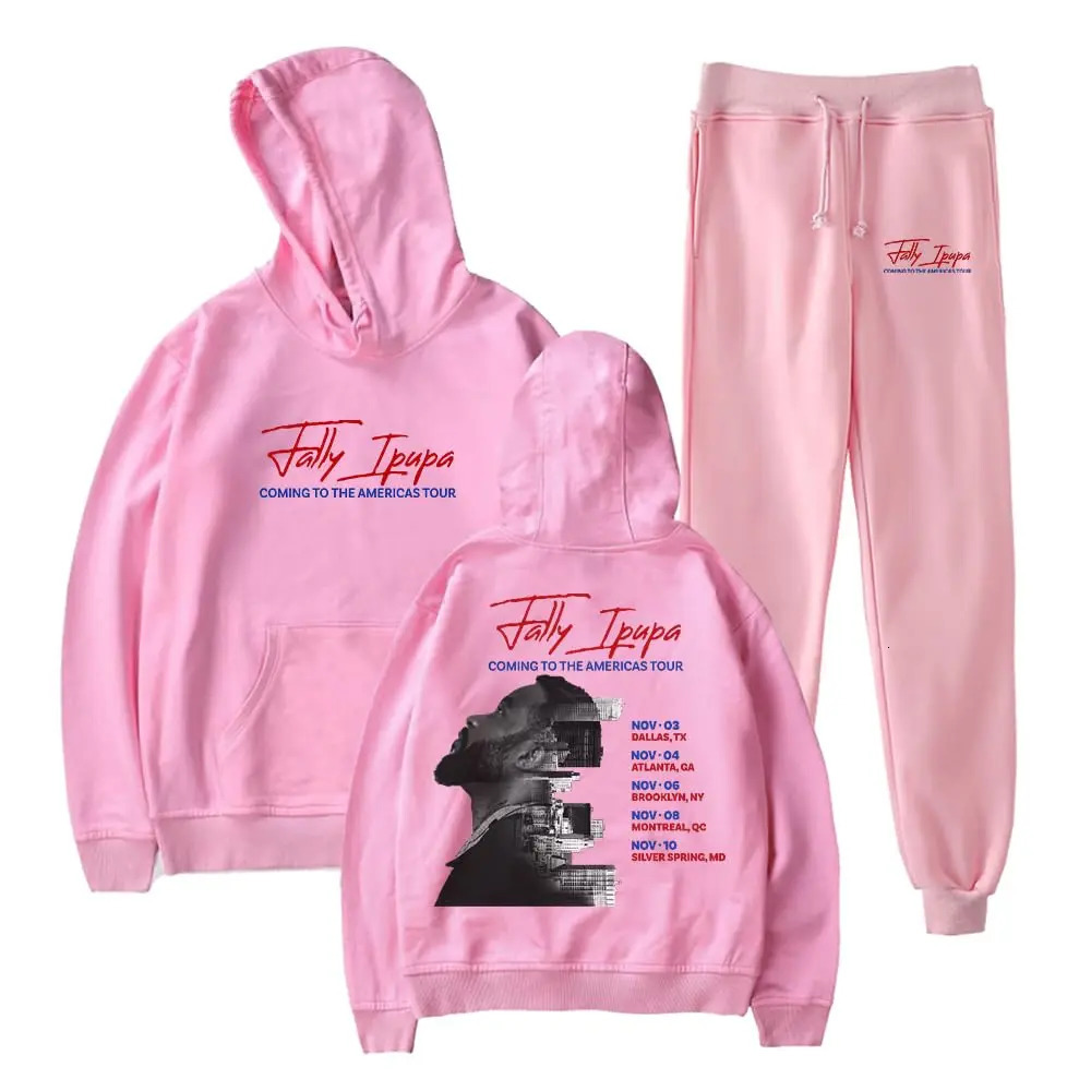Fally Ipupa Coming to The Americas Tour Fall Suit Cool Hoodies Jogger Pants 2 Piece Sets Casual Sweatsuit Unique Sweatpant Sets 251017 - view 6