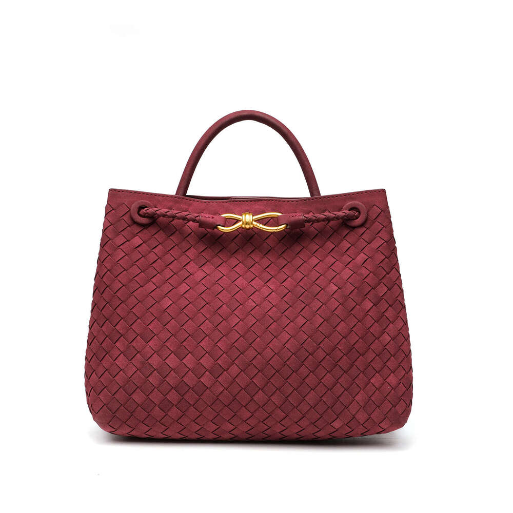 Frosted Suede Single Shoulder Crossbody Handwoven for Women New Commuting Large Capacity Tote Bag