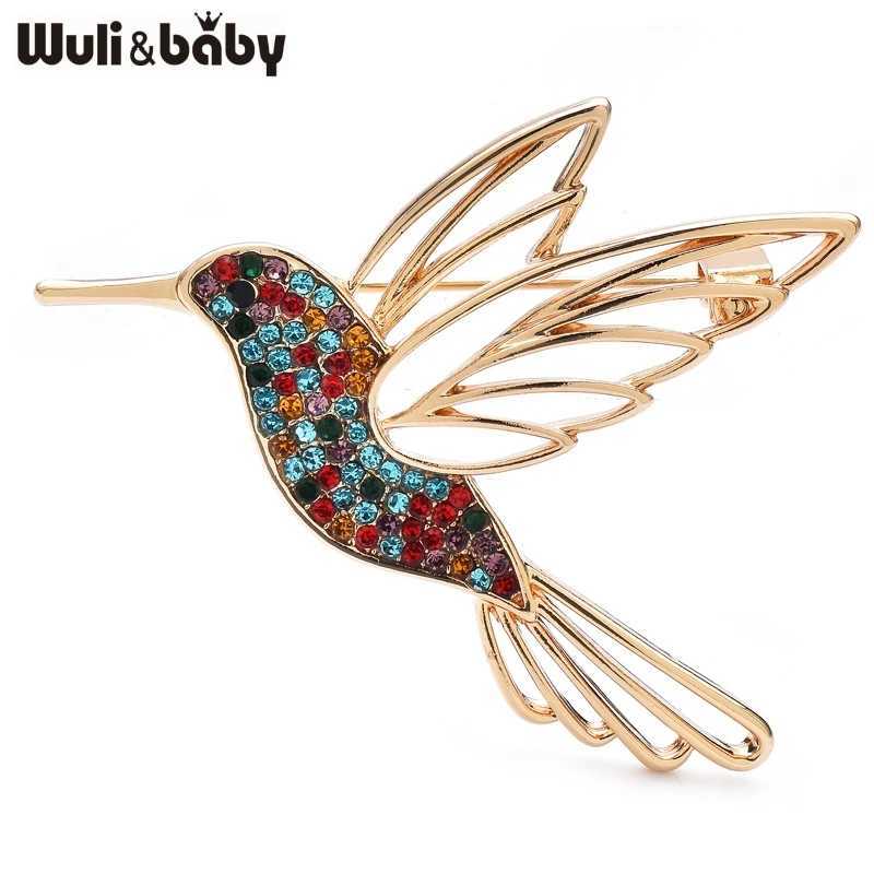 Wibaby Bella Brillante ColibrÃ¬ Spille Per Wen Unisex 2 Colori Strass Bird Part…