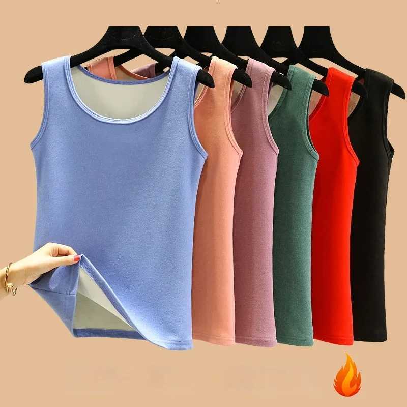 Heating Warm Vest for Women Thermal Underwear Tops Thickened Inner Wear Womens Intimates Bottoming Shirt Underwear Ropa Termica T251018