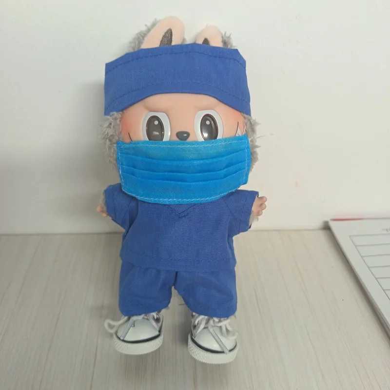 Suitable For 17cm Labubu Doctor Clothes V1V2V3 Generation Doll Accessories Nurse Clothes Suit Cute RolePlaying Clothing ToysT251018