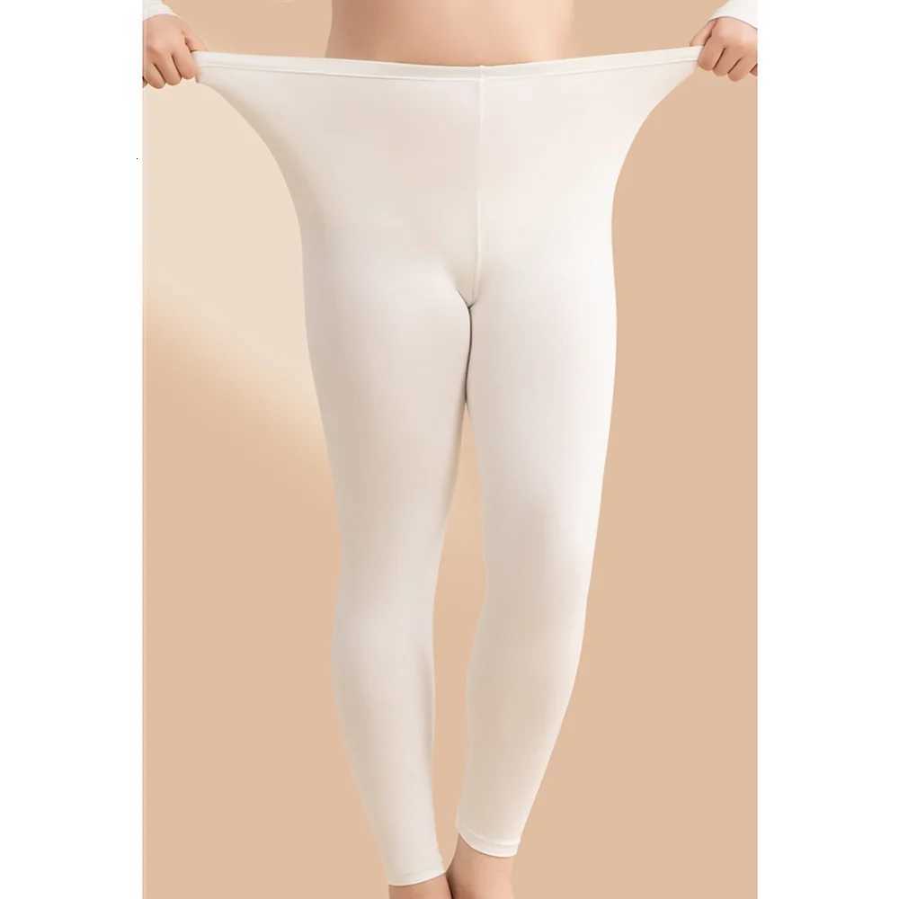 Womens Autumn Winter Thin Warm Set LongSleeved TShirt Long Pants Plus Size SemiTurtleneck Fitted Warm Underwear Sets T251018