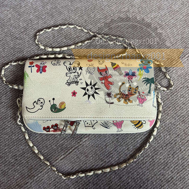 Classic Designer Bag Zadigevoltaire Bag French Print Fashion ZV Bag Chain Flap Shoulder Bag Wing Women Sacoche Homme Sac Karl Langerfelds Bag Mcmpurses