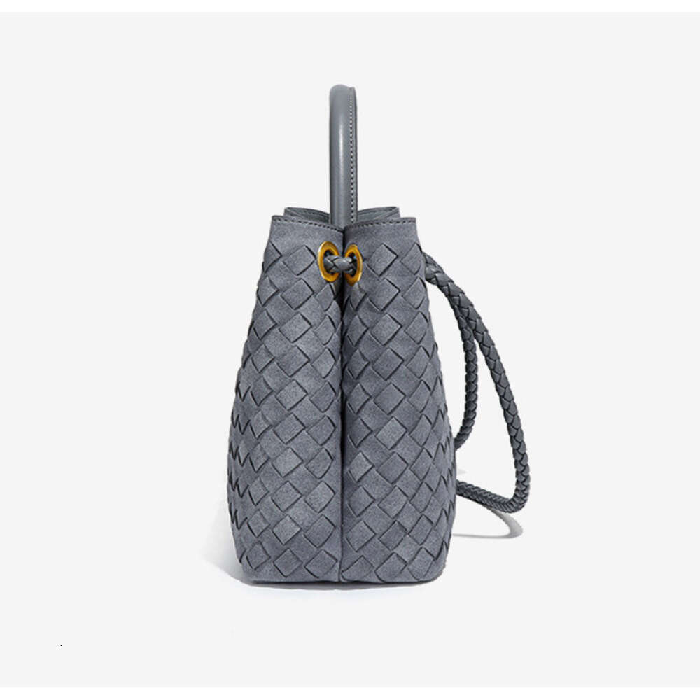 Autumn and Winter New High-Grade Frosted Hand-Woven Shoulder Crossbody Bag Commuting fashion All-Match Handbag
