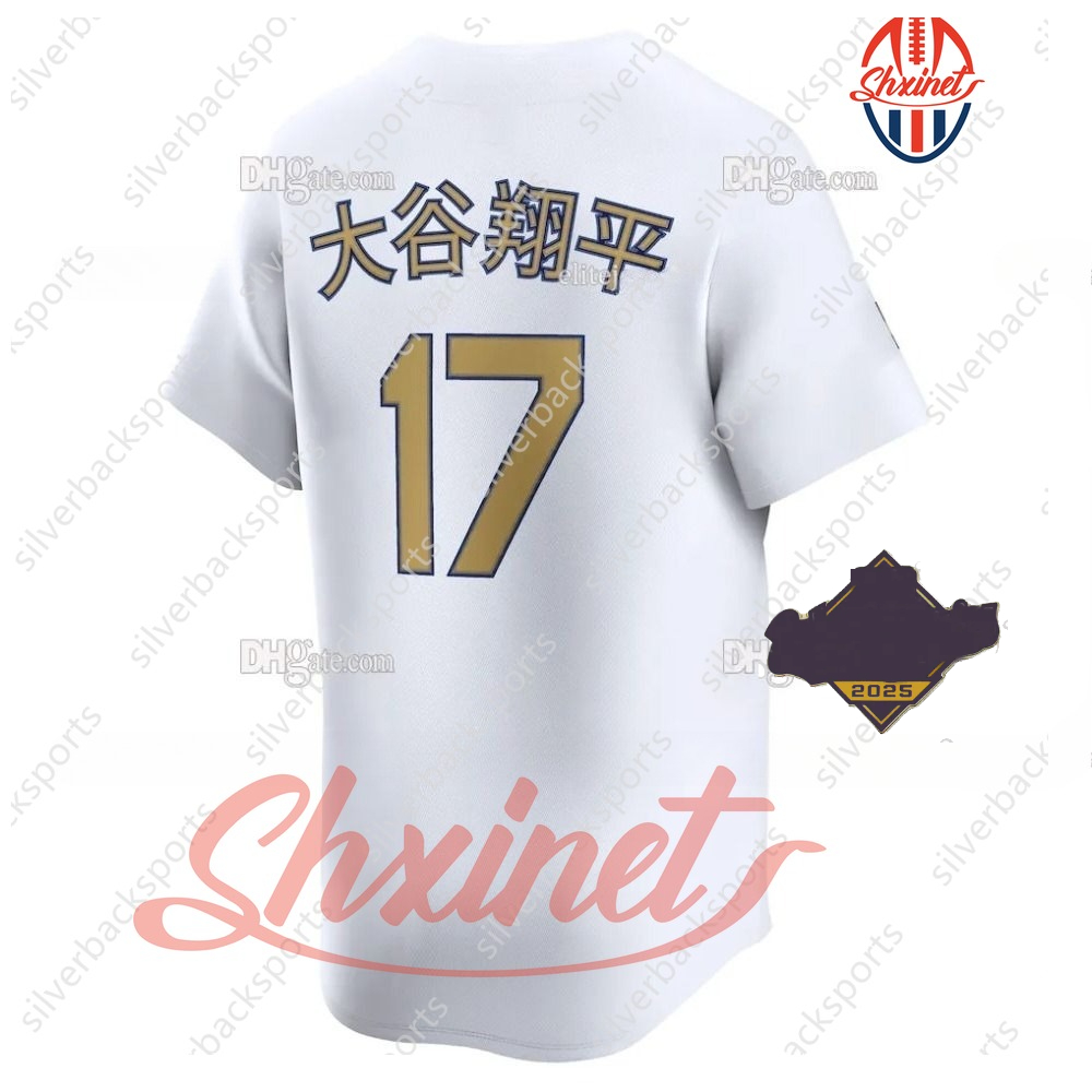Custom 2025 Tokyo Series Baseball Jersey Shohei Ohtani Freddie Freeman Mookie Betts Robinson Smith Yamamoto Hernandez Taylor
