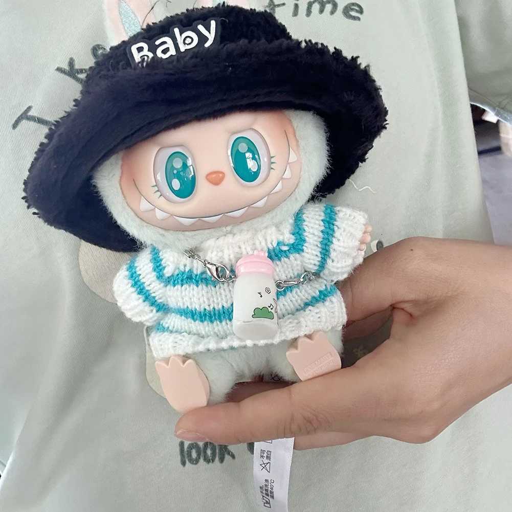 For Labubu 1517cm V1 v2 Clothes Outfit Sitting Clothes Cute Sweater Hat Outfit Accessories Fashion Dolls Accessories No DollsT251018
