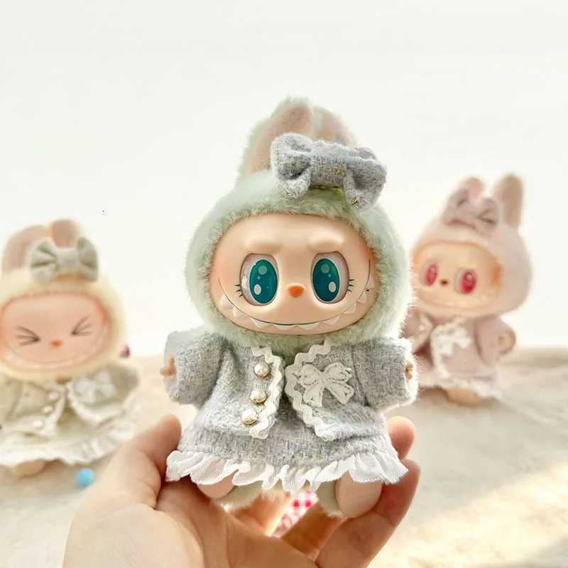 Sweet Princess Style Dolls Cloth for Labubu 17cm The Monster Outfit Accessories Clothing DIY Kids Gift Highquality Dress CloakT251018