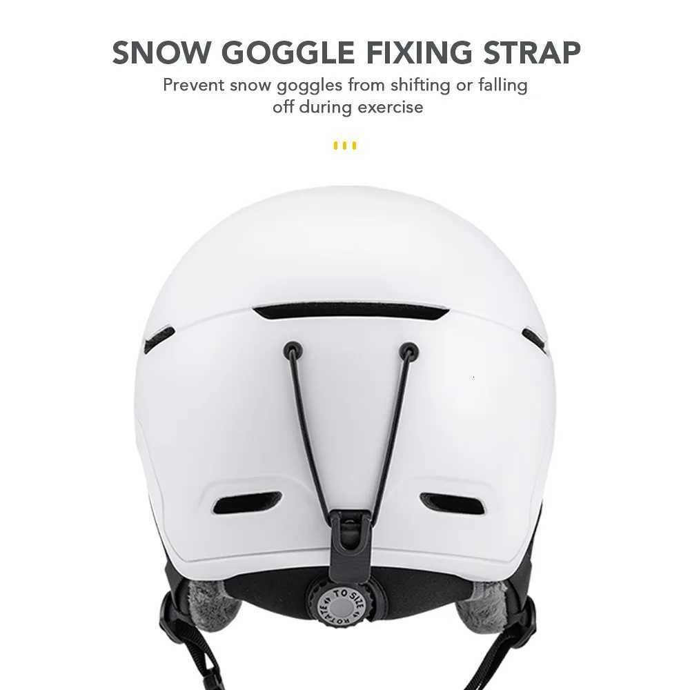 Ski Helmet Safety for Men Women Lightweight EPS Liner Thickened PC Shell Adjustable Velvet Interior Snowboard Helmet Bike Helmet Y251018