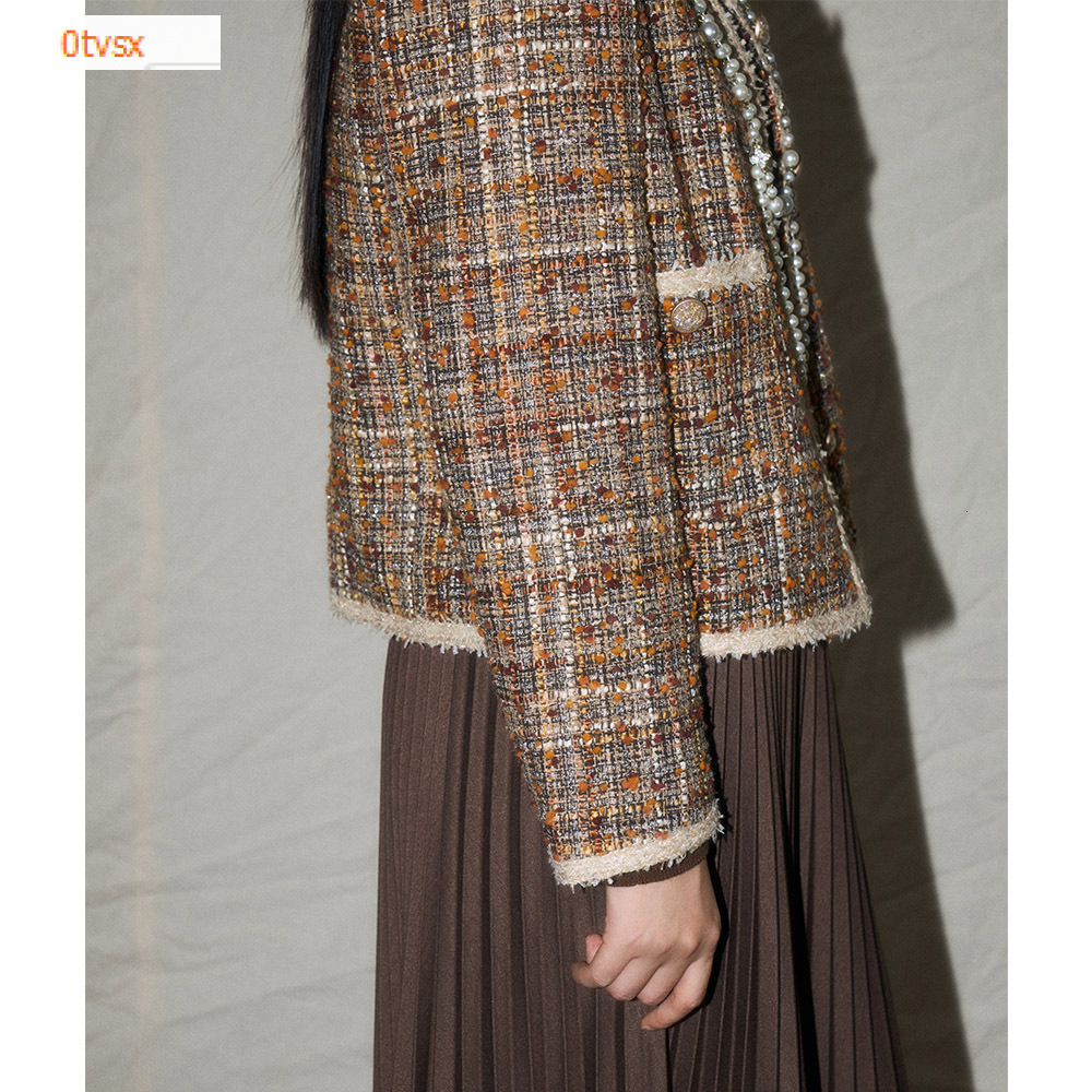 2025 autumn and winter luxury new top, high-end designer jacket, hot selling thick wool twill fashion short jacket jacket