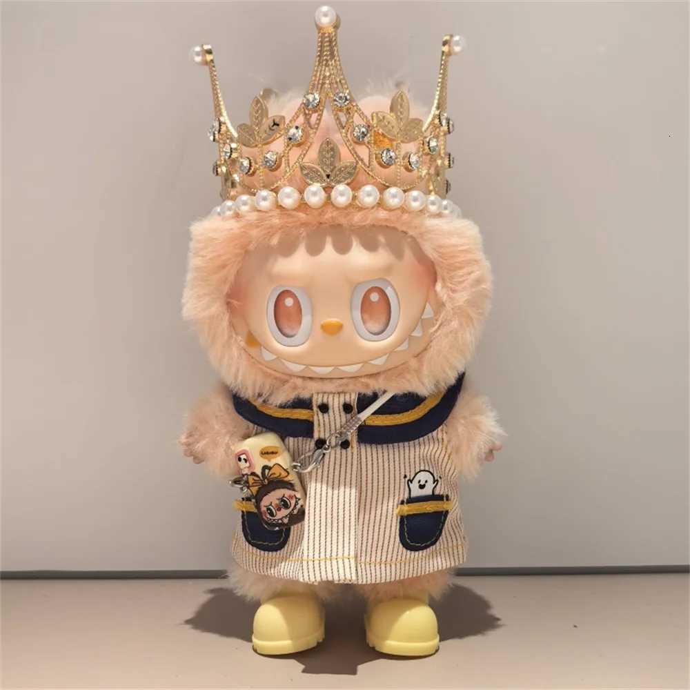 New For Labubu Doll Clothes V1 V2 V3 Generation Labubu Striped skirt With Crown Labubu Clothes With Accessories No DollT251018