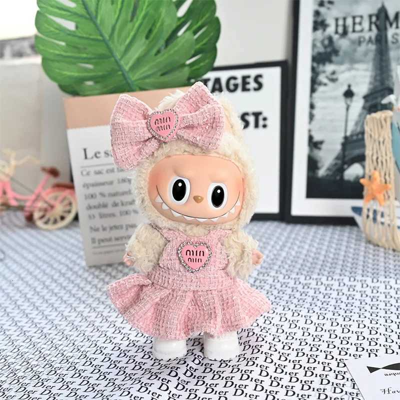 1 Set 17cm Doll Clothes For Labubu Monster Outfit Sweet Princess Dress V1 V2 V3 HighQuality DIY Gift Christmas Birthday PartyT251018