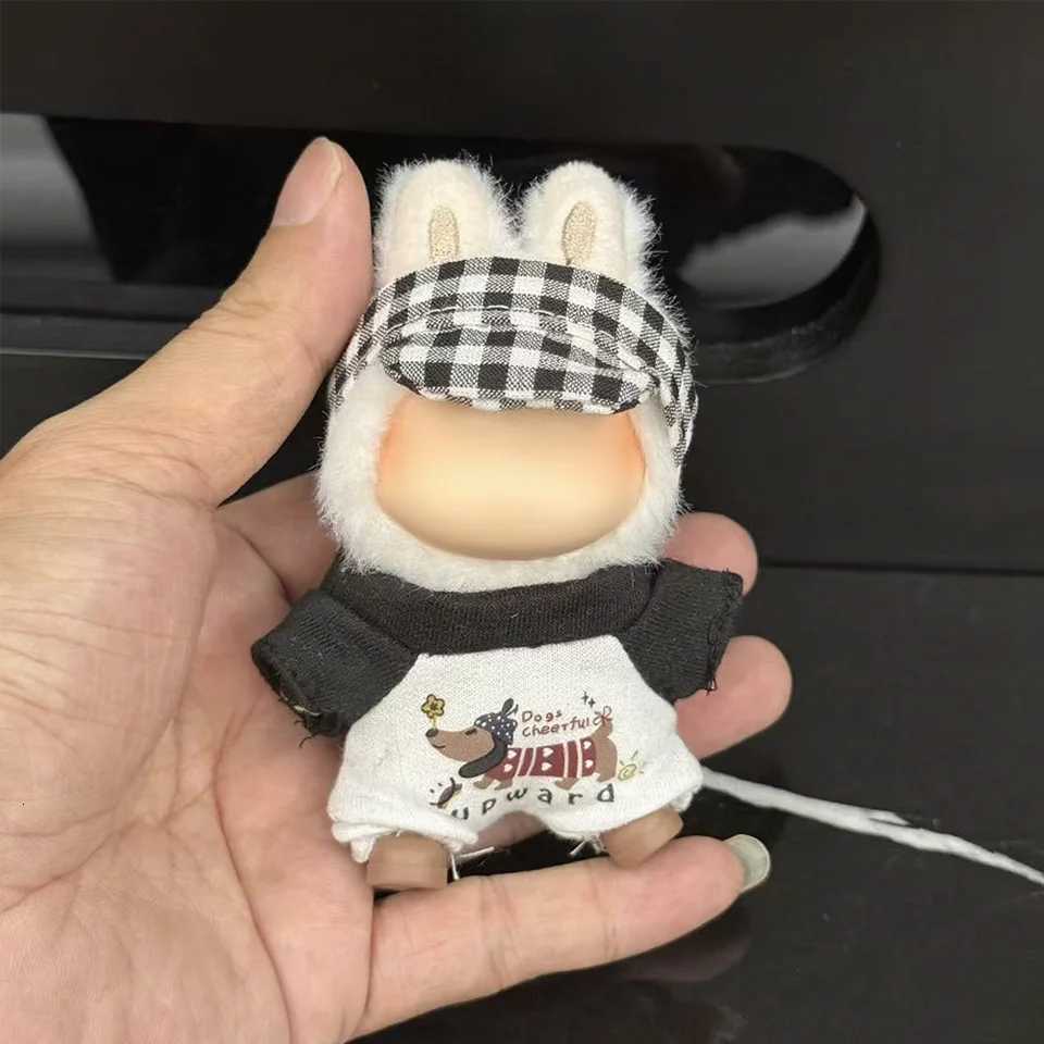 For Labubu 40 Clothes Mini Love Doll Clothing Accessories Outfit Overalls Design Doll Costumes Keychain Pendant DecorationT251018