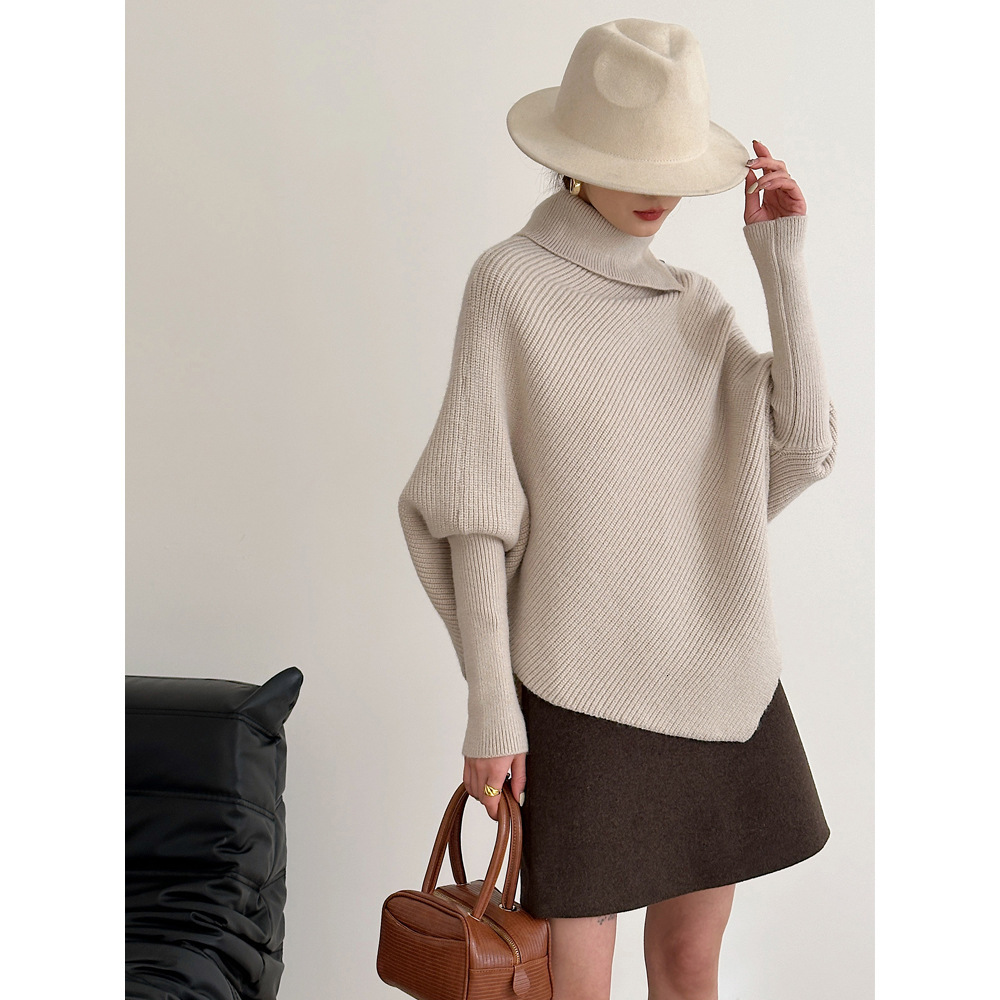 2025 Autumn/Winter New Top Designer Jacket Luxury Women's High End Sweater design Elegant Interior High Collar Knitted Top Irregular Open Skirt C