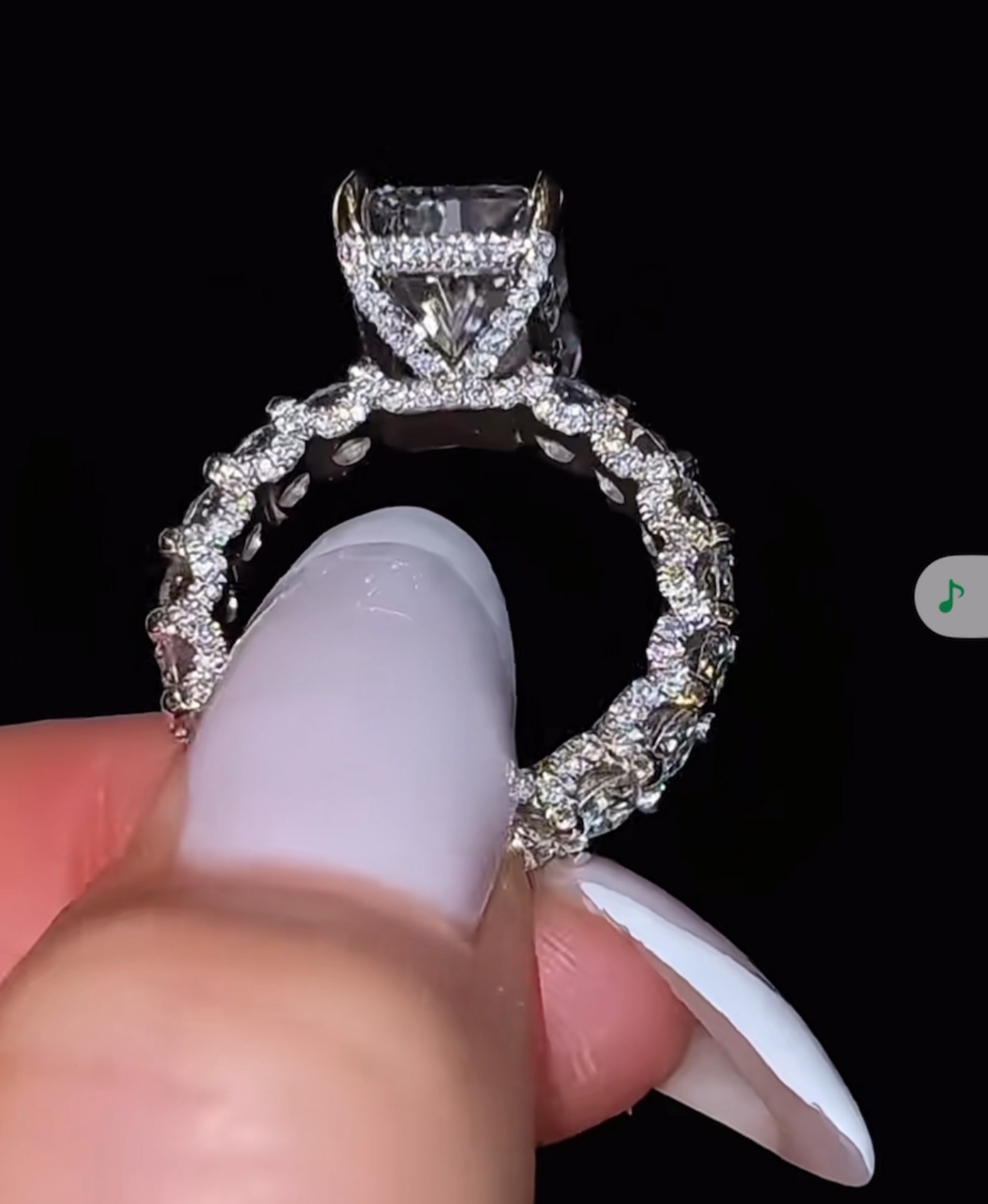 Choucong Sparkling Wedding Rings Luxury Jewelry 925 Sterling Silver Radiant Shape 5A Cubic Zircon CZ Diamond Gemstones Party Women Engagement Band Rin