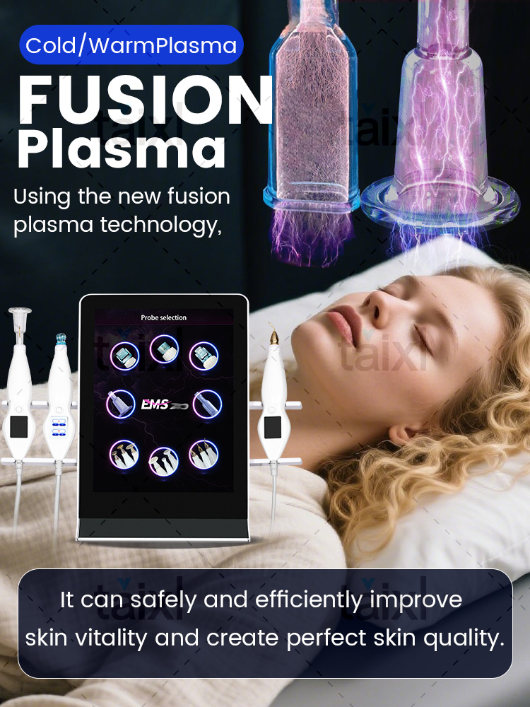 Cold And Hot Plasma Diamond Stamp Ozone Plasma Skin Rejuvenation Anti-aging Facial Care Beauty Device