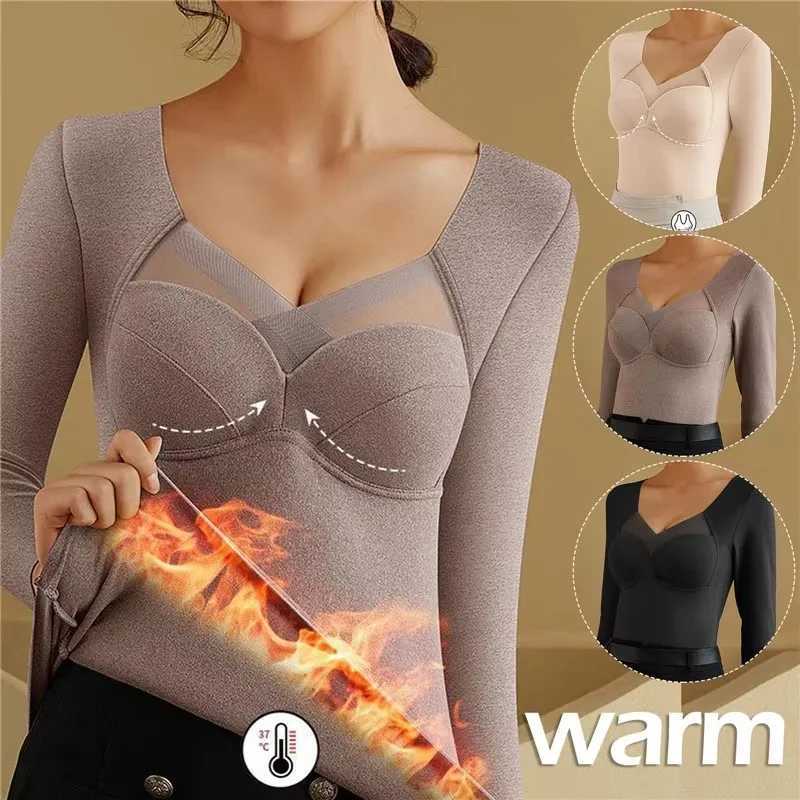 New Womens Thermal Underwear Plus Size Vest Thermo Lingerie Winter Clothing Warm Crop Tops Female Tank Top Undershirt Intimate T251018