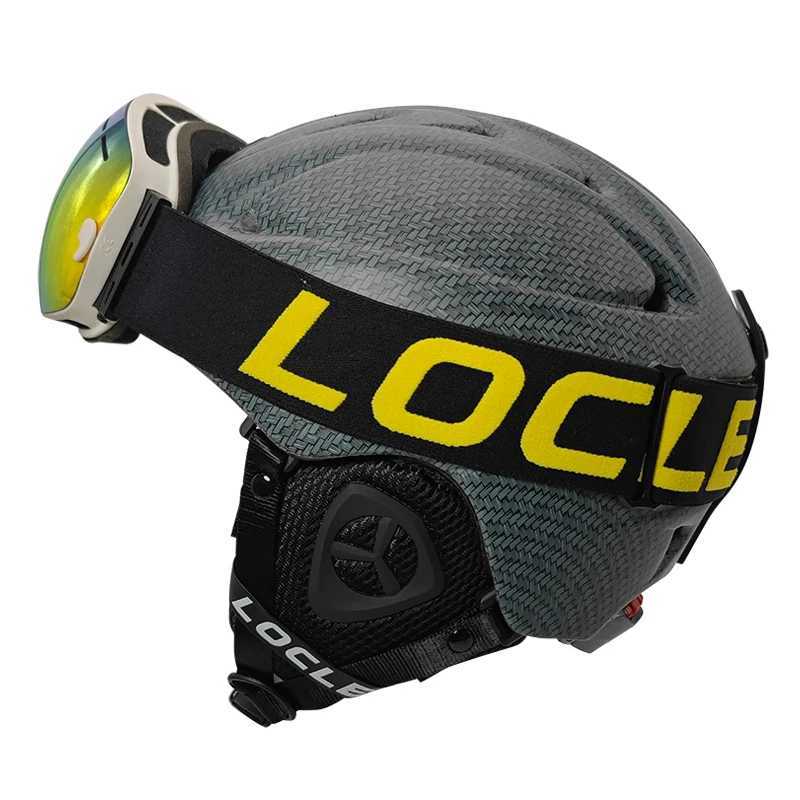 LOCLE Ski Helmet Men Women Boys Girls Inmold CE Certification Skating Skateboard Snowboard Snowmobile Motorcycle Helmet Y251018