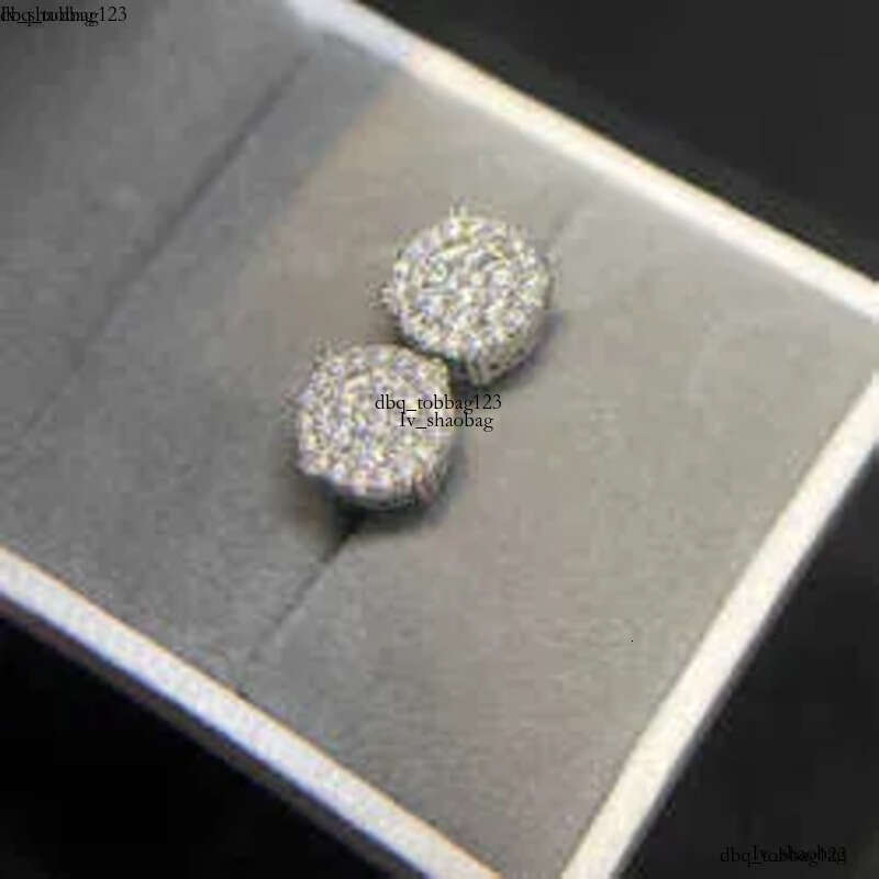 Designer Jewelry Wholesale Price Popular Hot Sale Iced Out Sterg Sier Jewellery Moissanite Vvs Screw Back Stud Earrings Category Gift