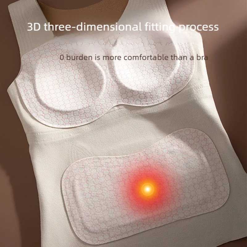 Womens thermal vests fixed coasters bras thermal underwear and base underwear can be worn outside in autumn and winter T251018