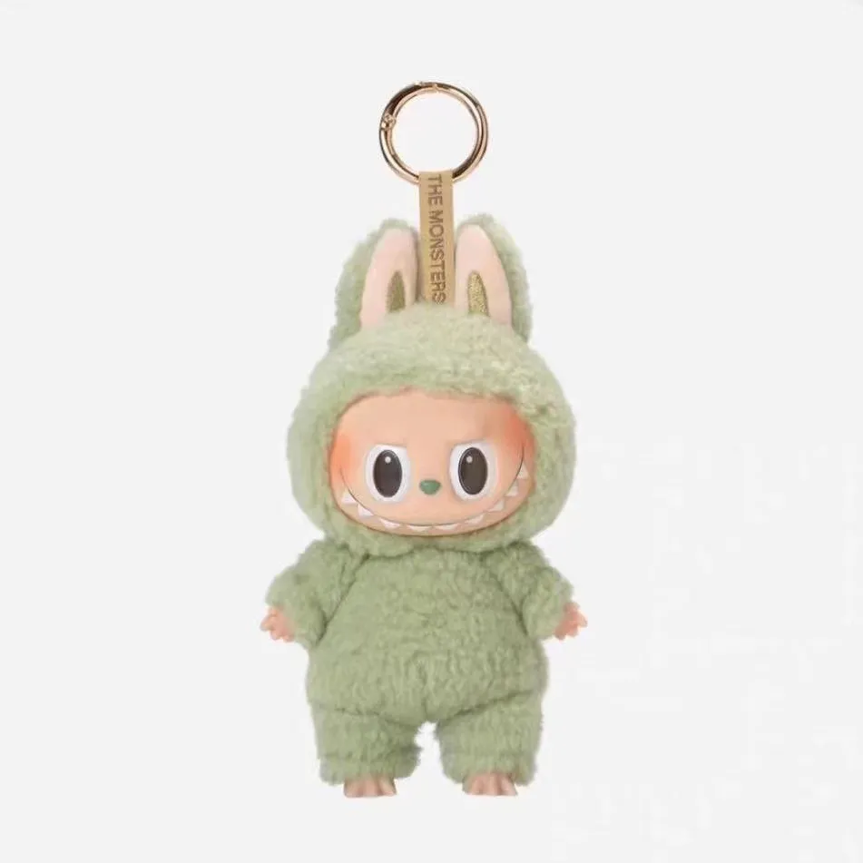 Gradient Labubu V1.0 Vinyl Figure with Unique Face Design - Limited Edition Macaron Themed Pendent