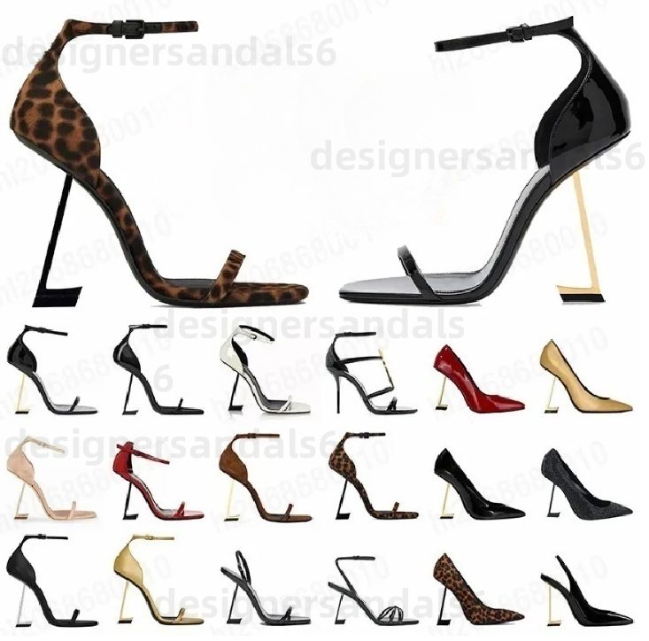 women luxury dress shoes designer high heels sandals opyum pumps stiletto brand heel leather suede open toes party wedding office woman sneakers