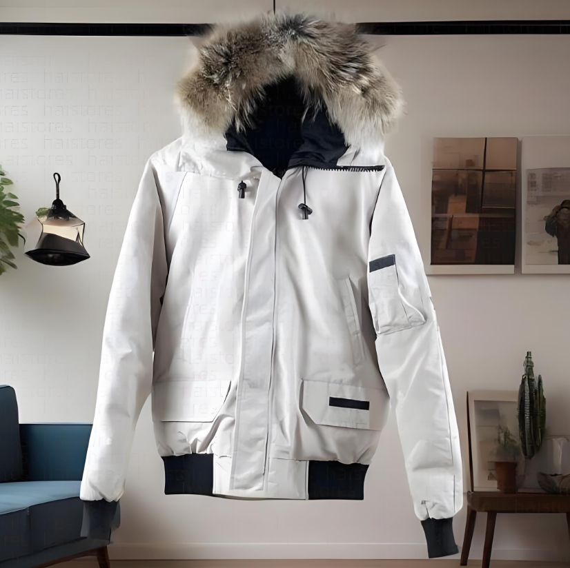 Chilliwacks Mens Puffer Down Coat with Man Detachable Fake Fur Hood Winter Warm Thermal Insulated Parka Trench Coat Style Outerwear for Extreme Cold Weather