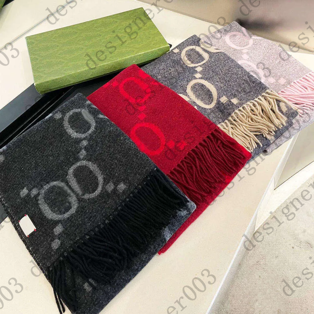 Luxury scarf Designer scarf for women cashmere scarfs Winter scarf echarpe luxe Large letters scarfs jacquard weave silk scarf designer comfortable style