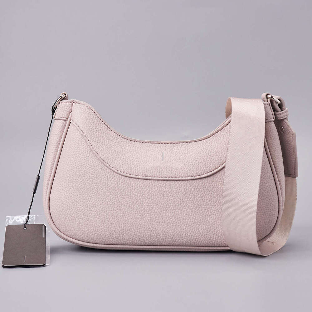 New Half Moon Shoulder Underarm Lychee Pattern Fashion Bag B5