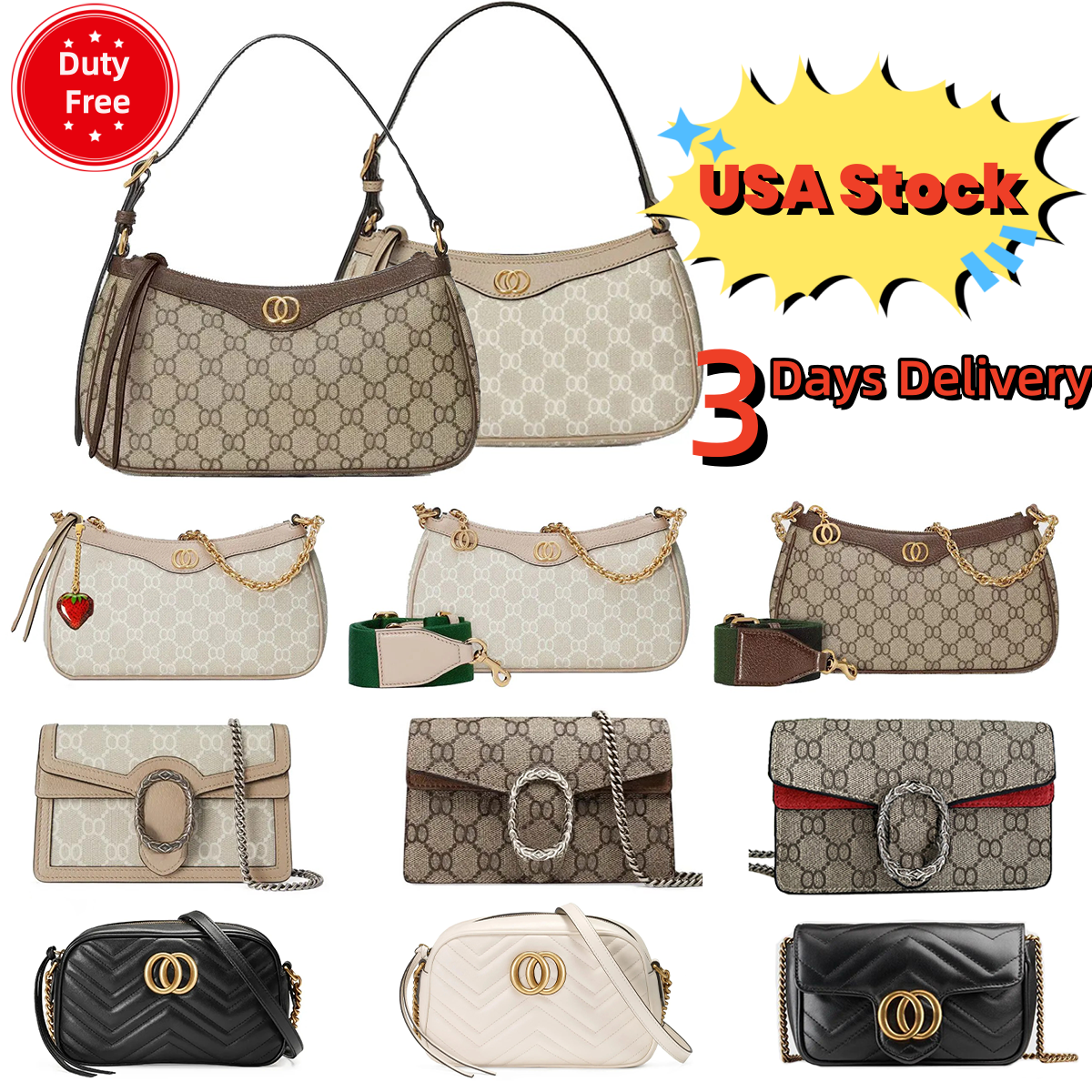 High Quality Designer Bag Shoulder Bag Handbag Double Letter Shoulder Bag Classic Handbag Womens Premium Wallet Designer Multi Color Chain Bag Mini Wallet Handbag