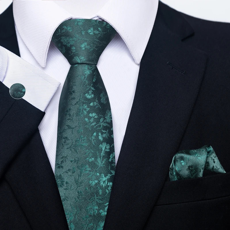 Fashion 8 cm Tie Pocket Squares Set Wedding Present Necktie Suit Accessories Fit Formal Party Holiday Gift 251014