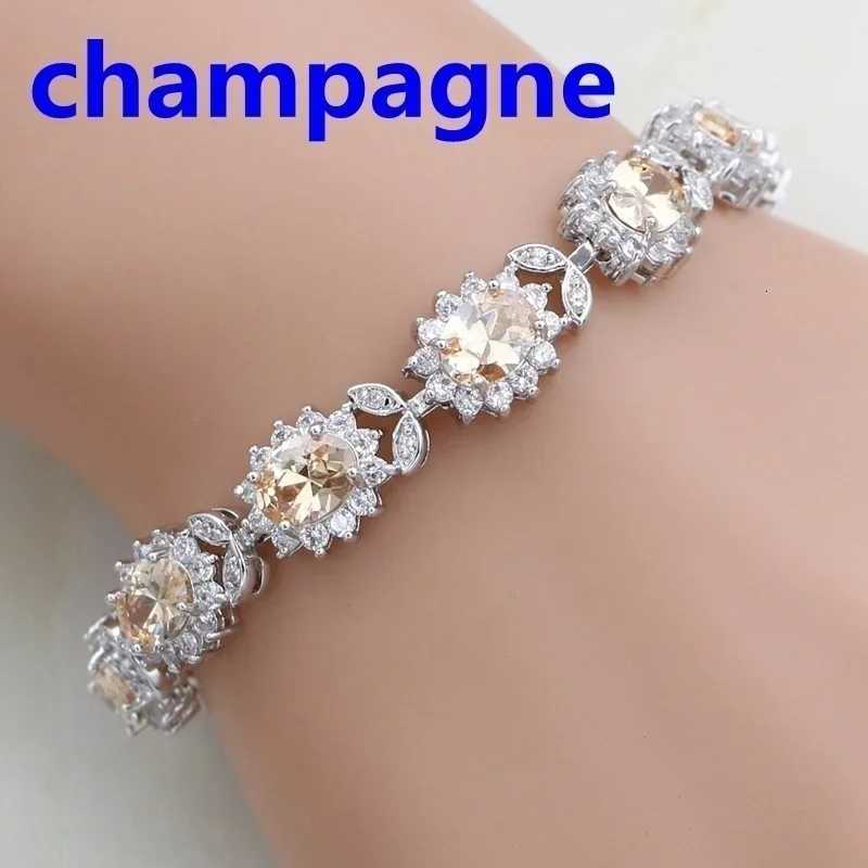 Fashion Crystal Gem Temperament Elegant Charm Bracelet Jewelry Gift for WomenL251018 Z260313