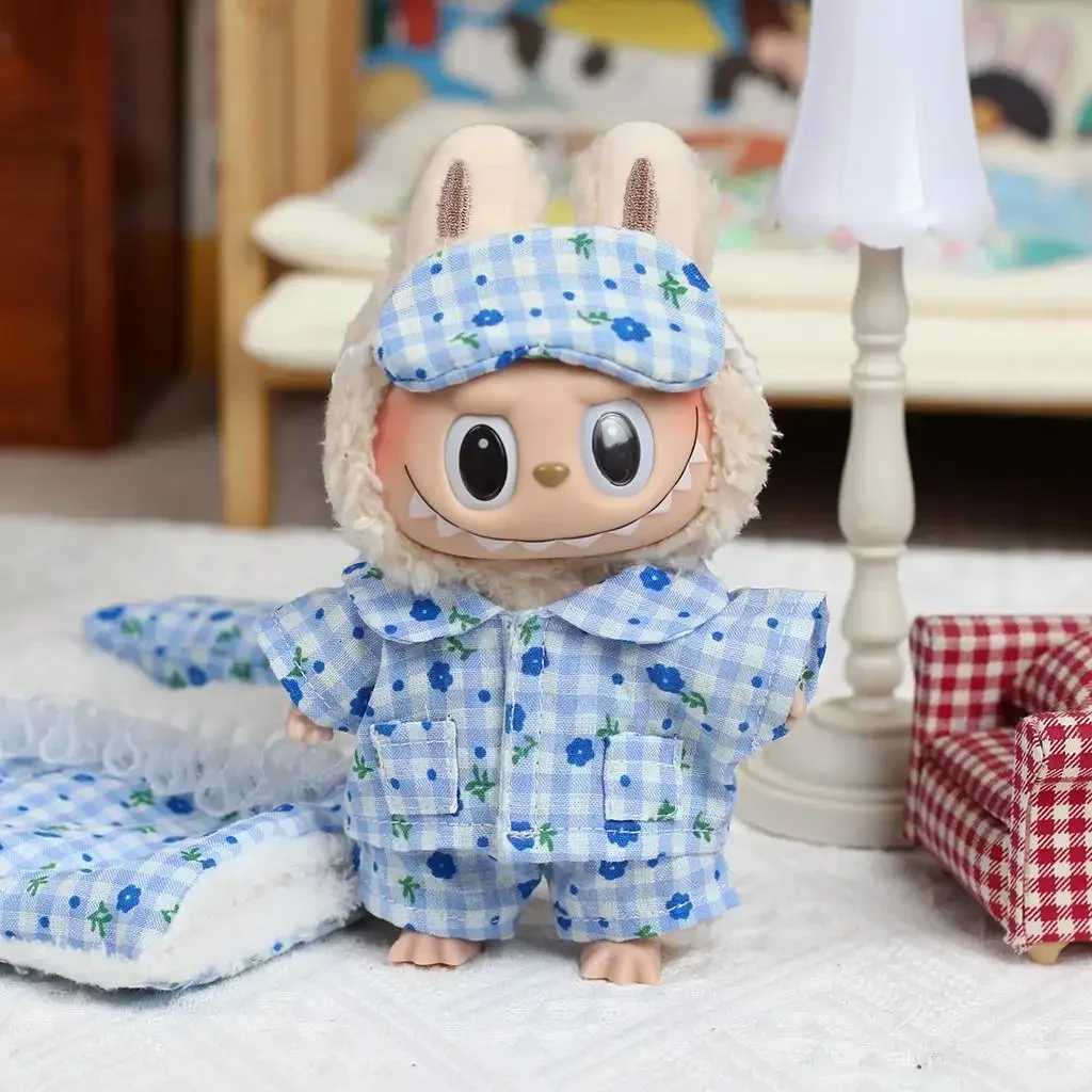 Labubu Popular Outfit Accessories Spring Autumn Pajama Collection Set for 1738cm Labubu Doll Clothing Labubu RopaT251018