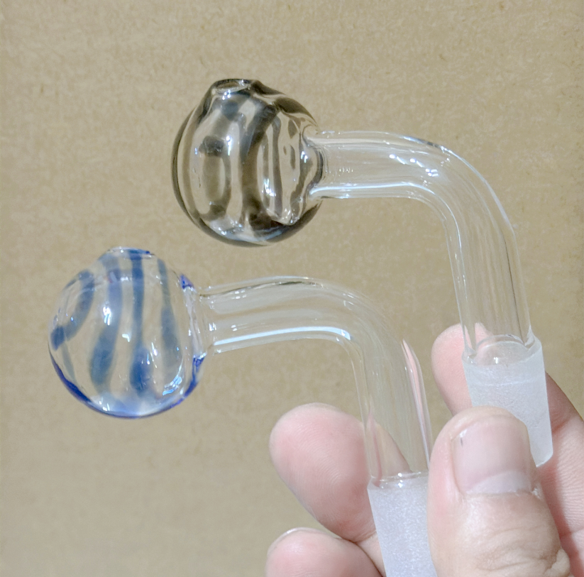 high quality oil burner bubbler 10mm 14mm 18mm Male Female for oil rig pyrex thick glass smoking pipe for bongs smoking pipe
