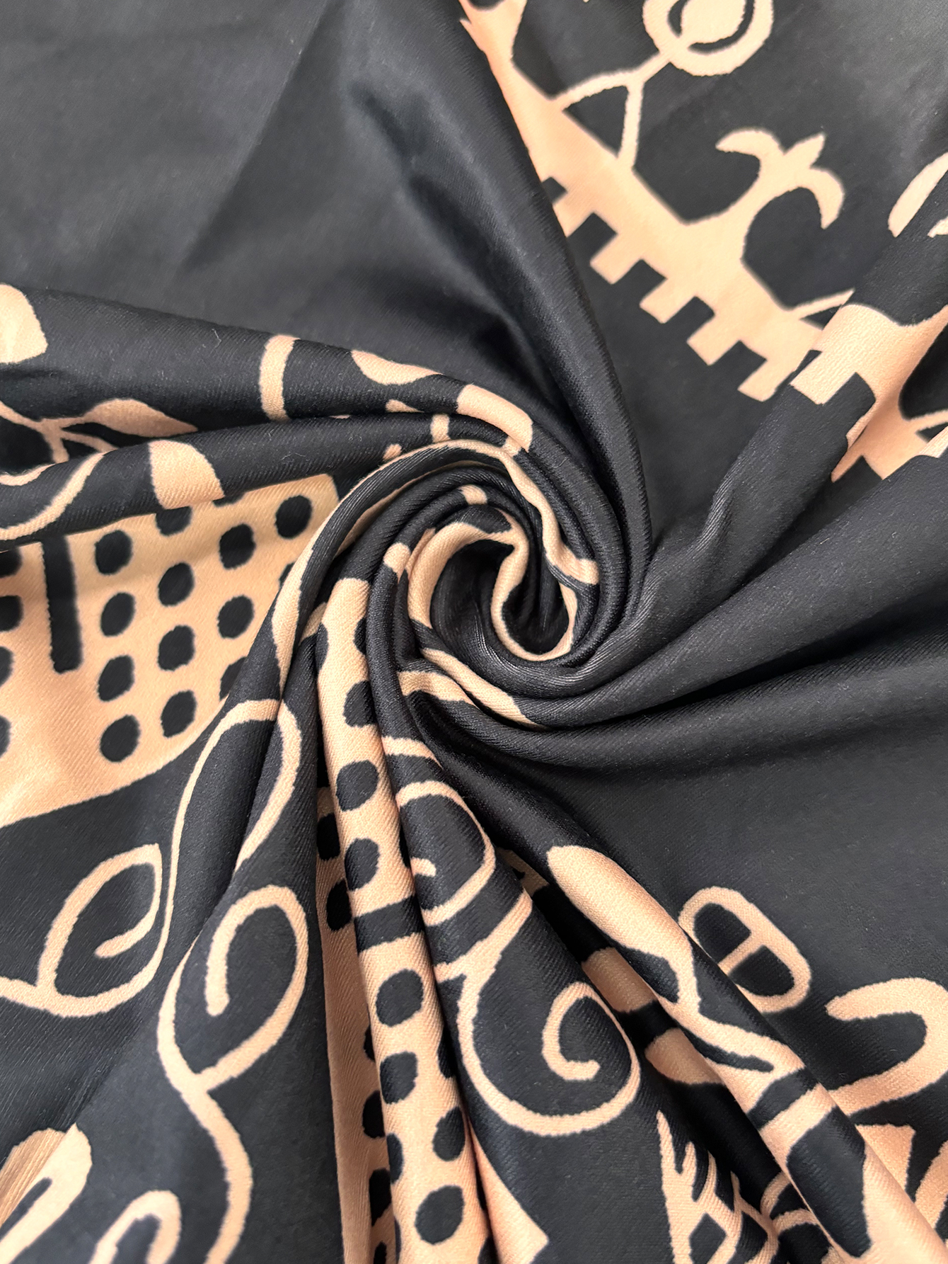 Women's Spring Autumn Retro Ethnic Flare Sleeve Dress - Casual Vacation Loose Waist Dress-CF53921