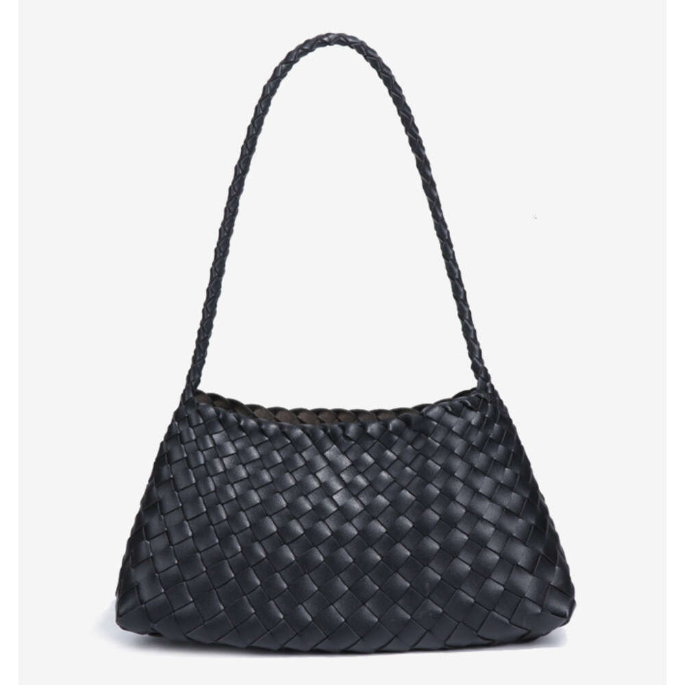 2025 Summer New Niche Versatile Handwoven for Women, French Simple Vacation Style Single Shoulder Underarm Bag